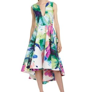 Issue New York Floral High Low Gown